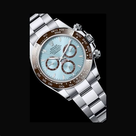 daytona fond bleu ciel|Montre Rolex Cosmograph Daytona : platine .